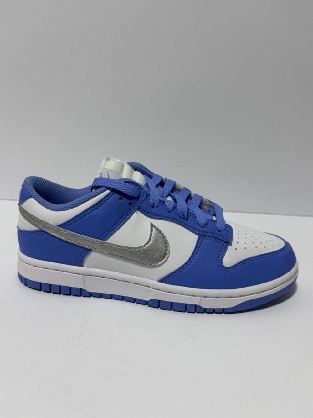 Nike Women’s Dunk Low Next Nature Sneakers White/Blue, Size 7 M